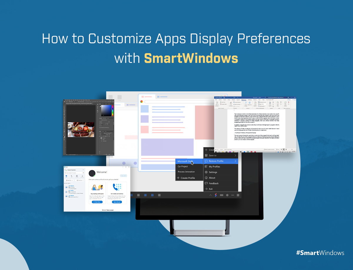 adjust display position windows 10