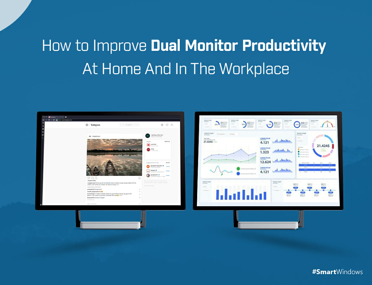 dual monitor productivity